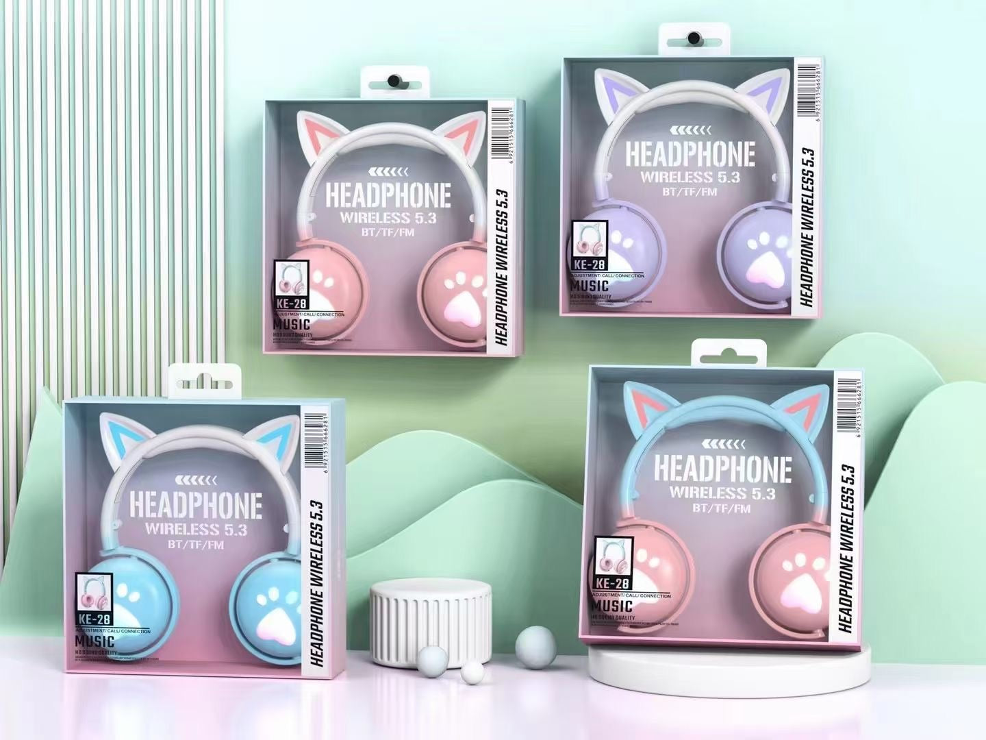 Headphones for cat ear